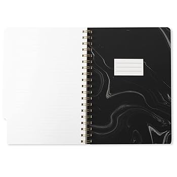 Amazon.com : Fringe Studio Large Tab Notebook,Marble Gray